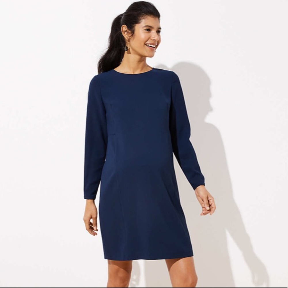 NWT | LOFT MATERNITY | Cuff Flare Dress | S